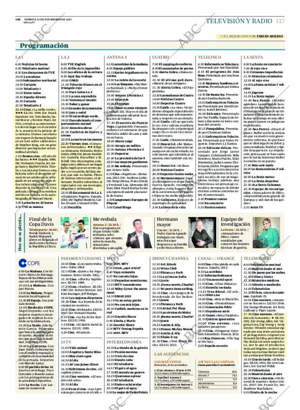 ABC MADRID 15-11-2013 página 117