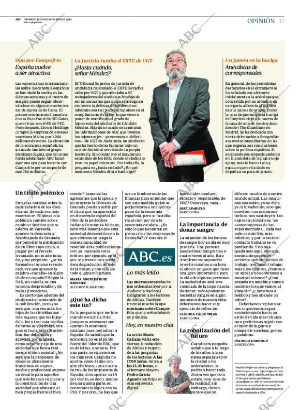 ABC MADRID 15-11-2013 página 17