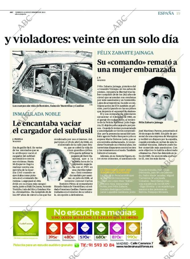 ABC MADRID 15-11-2013 página 19