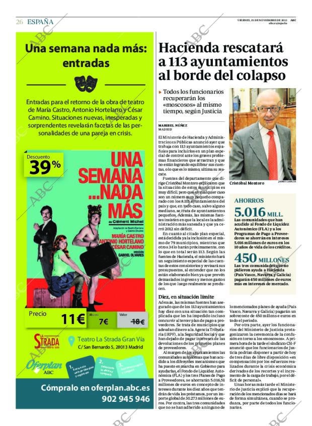 ABC MADRID 15-11-2013 página 26
