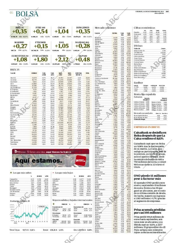 ABC MADRID 15-11-2013 página 46