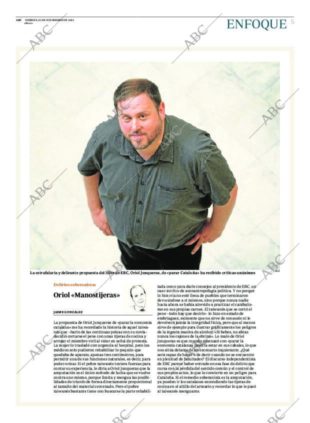ABC MADRID 15-11-2013 página 5
