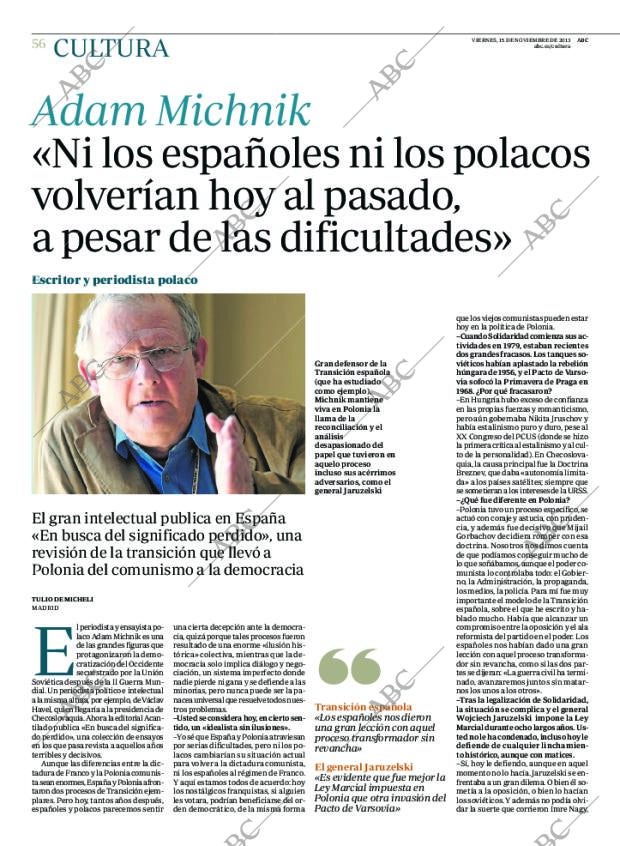 ABC MADRID 15-11-2013 página 56
