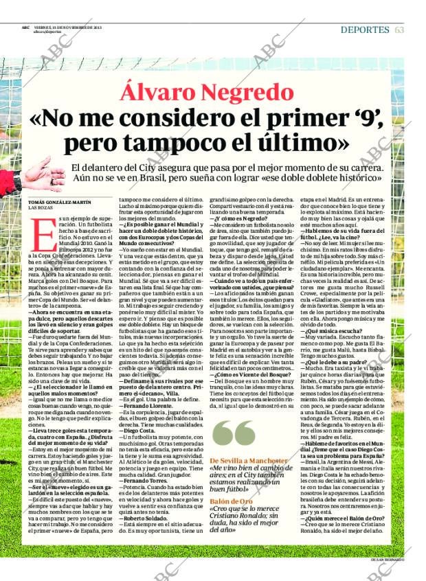 ABC MADRID 15-11-2013 página 63