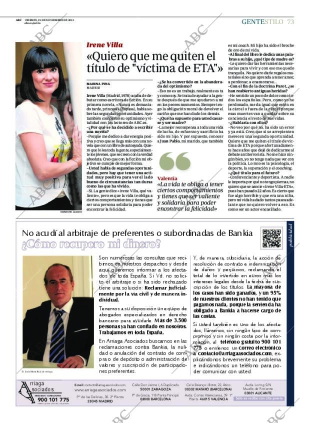 ABC MADRID 15-11-2013 página 73