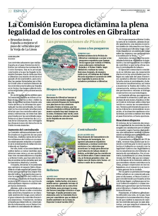 ABC MADRID 16-11-2013 página 22