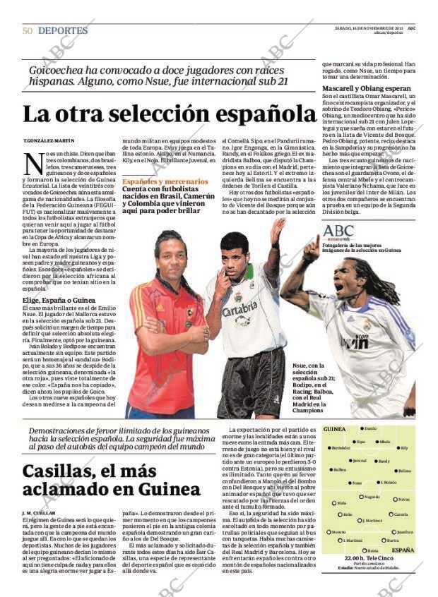 ABC MADRID 16-11-2013 página 50