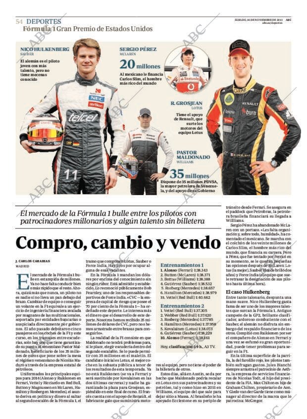 ABC MADRID 16-11-2013 página 54