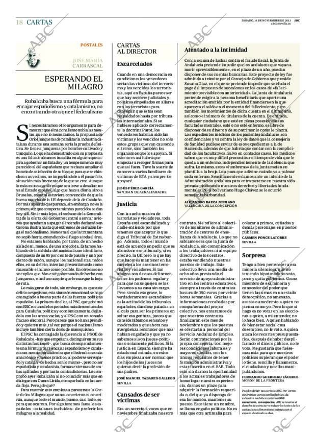 ABC SEVILLA 16-11-2013 página 18