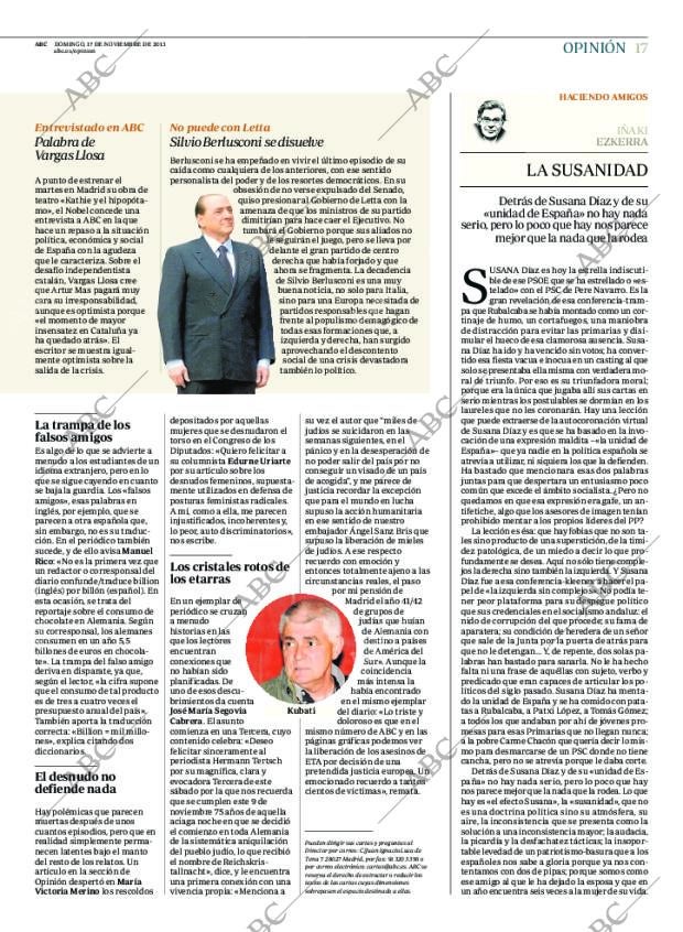 ABC MADRID 17-11-2013 página 17