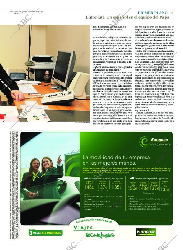 ABC MADRID 17-11-2013 página 21