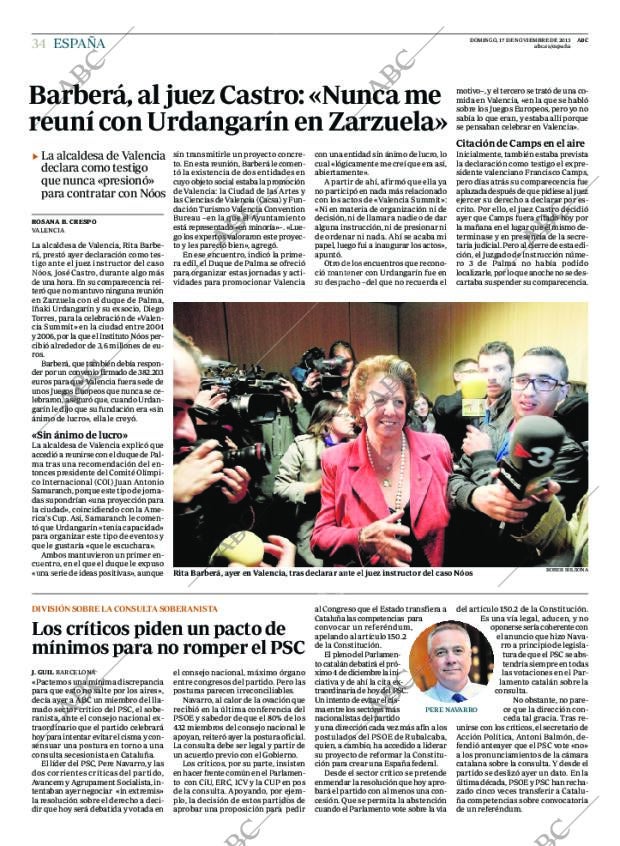 ABC MADRID 17-11-2013 página 34