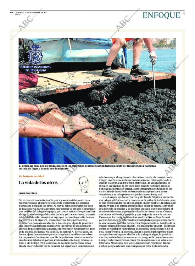 ABC MADRID 17-11-2013 página 5