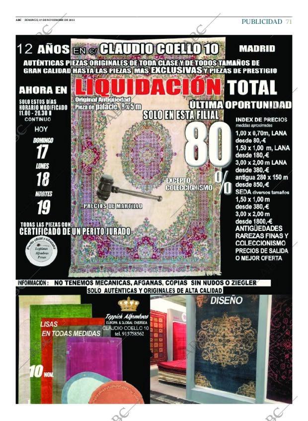 ABC MADRID 17-11-2013 página 71