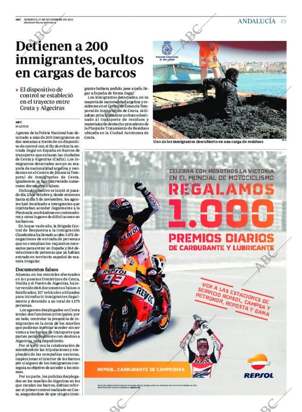 ABC SEVILLA 17-11-2013 página 49
