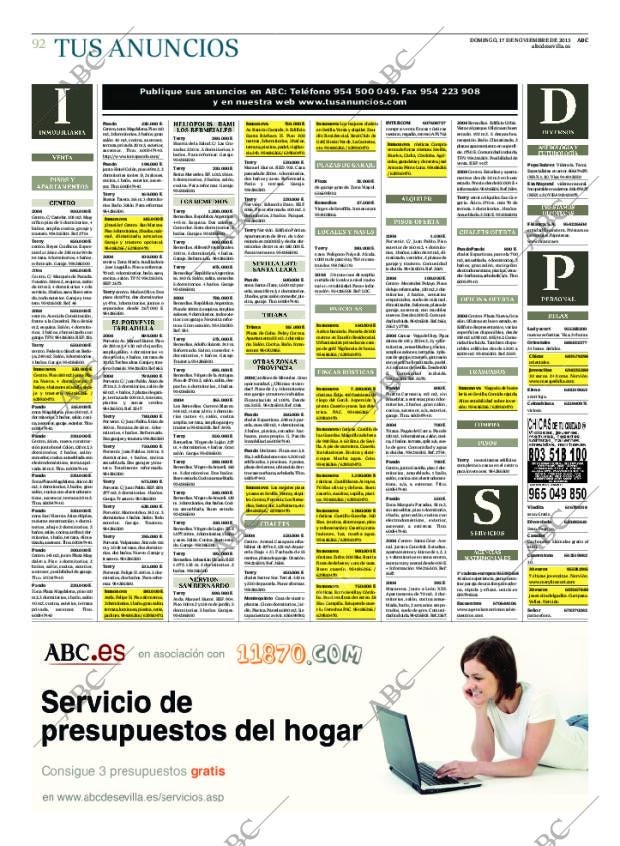 ABC SEVILLA 17-11-2013 página 92