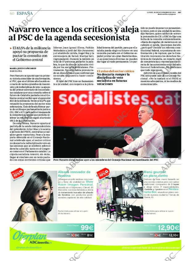 ABC SEVILLA 18-11-2013 página 60