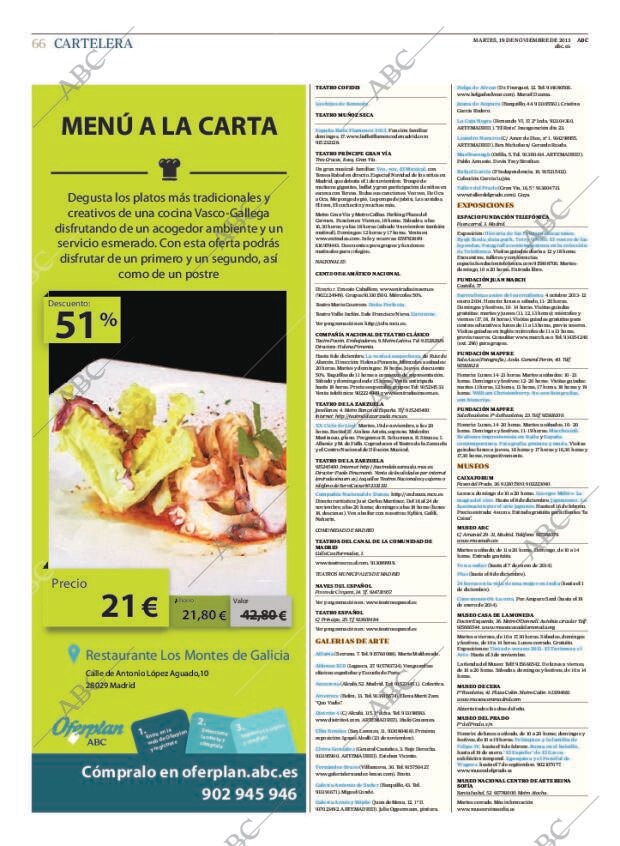 ABC MADRID 19-11-2013 página 66