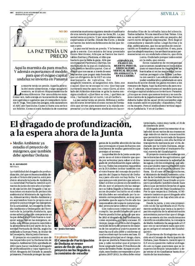 ABC SEVILLA 19-11-2013 página 23