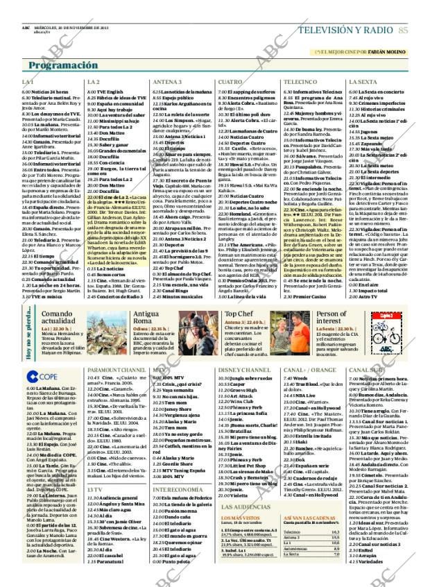 ABC CORDOBA 20-11-2013 página 85