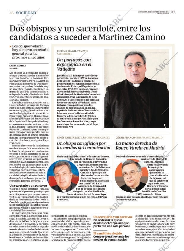 ABC MADRID 20-11-2013 página 46