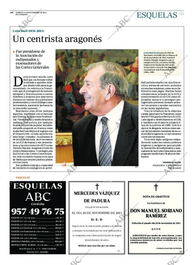 ABC CORDOBA 22-11-2013 página 85