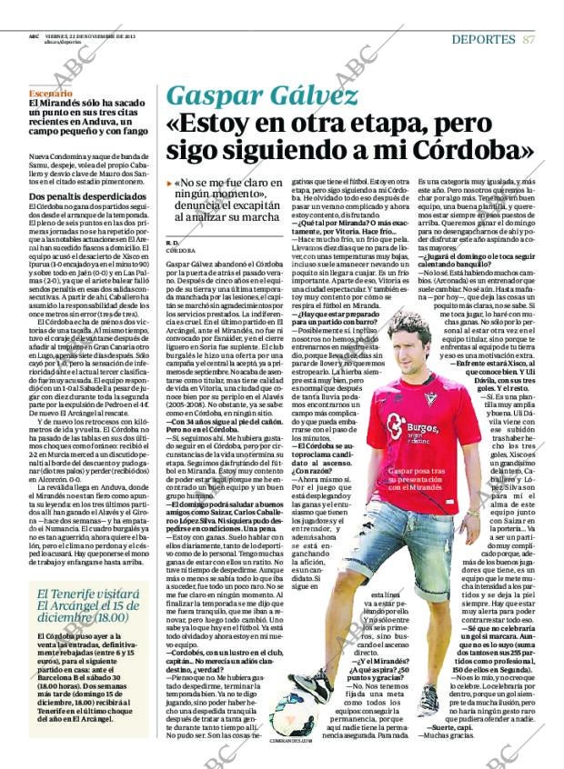 ABC CORDOBA 22-11-2013 página 87