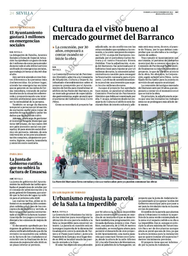 ABC SEVILLA 23-11-2013 página 24