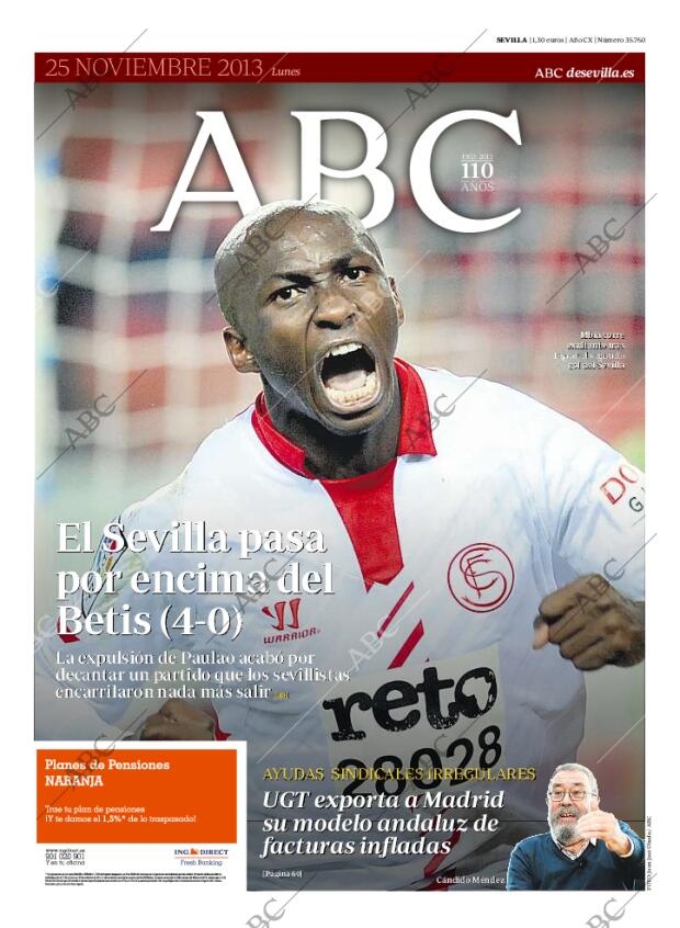 ABC SEVILLA 25-11-2013 página 1