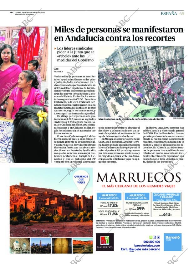 ABC SEVILLA 25-11-2013 página 65