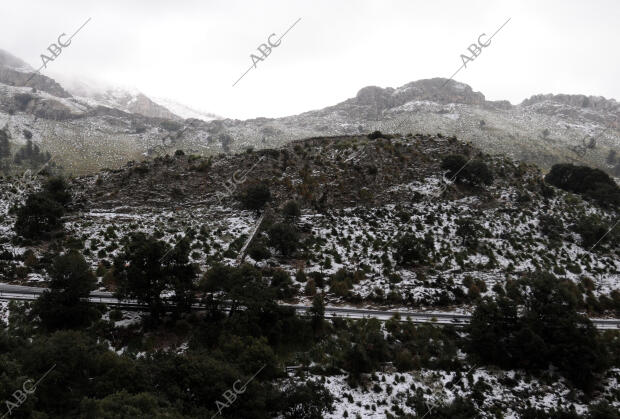 Siguen las Lluvias y nieve en el Puig Major y el embalse de Cuber