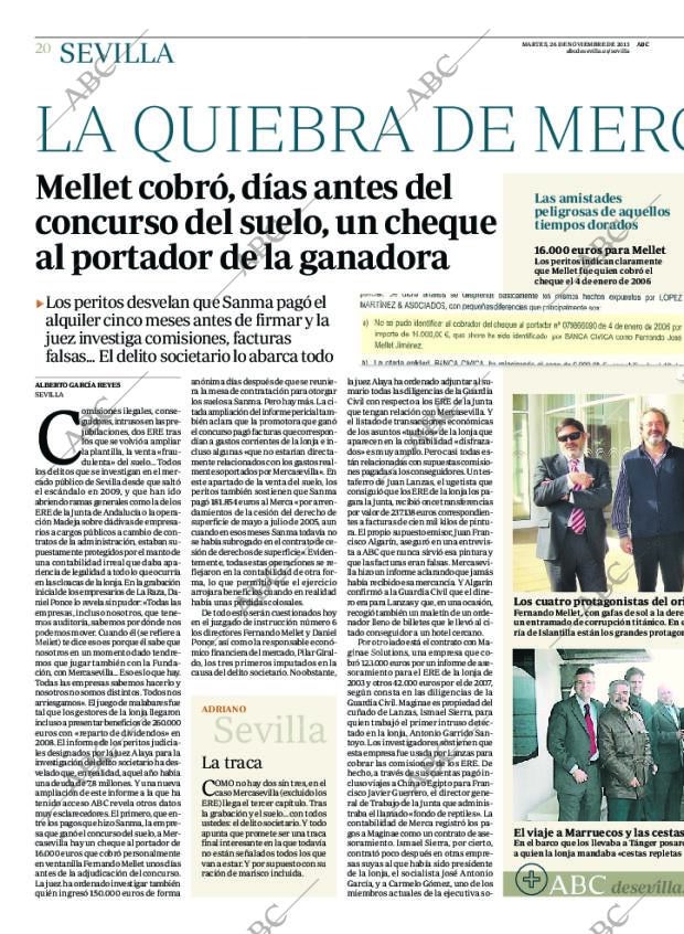 ABC SEVILLA 26-11-2013 página 20