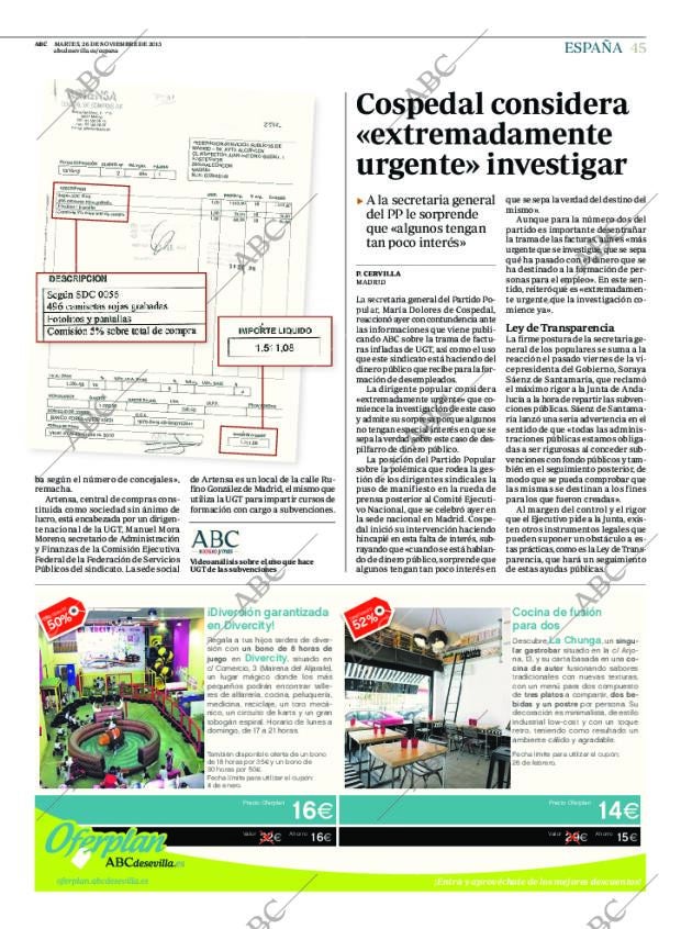 ABC SEVILLA 26-11-2013 página 45