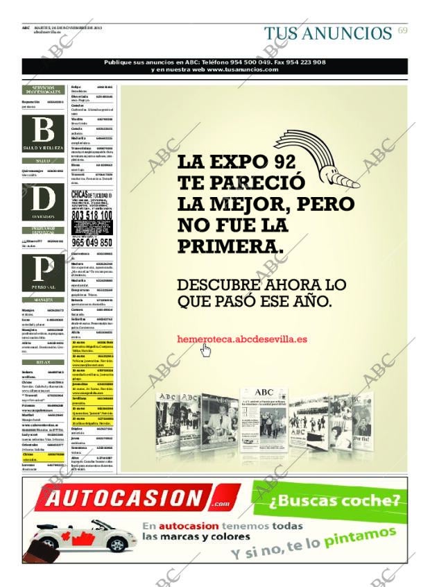 ABC SEVILLA 26-11-2013 página 69