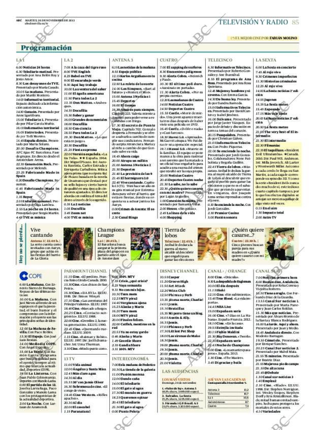 ABC SEVILLA 26-11-2013 página 85