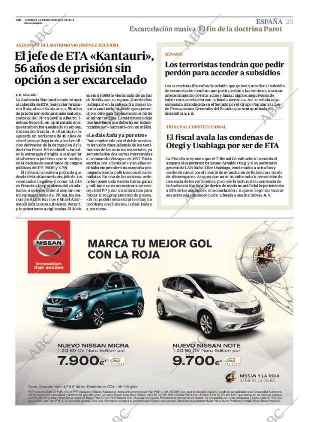ABC MADRID 29-11-2013 página 25