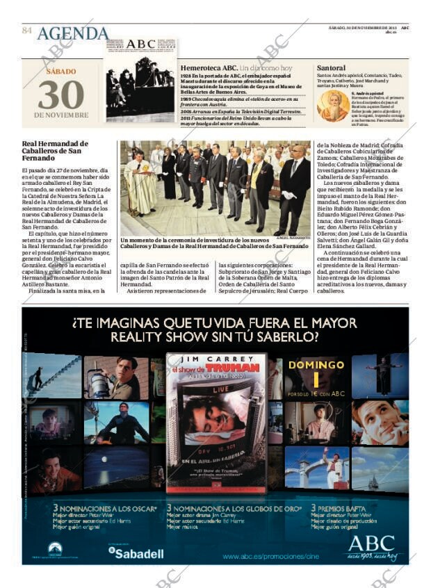ABC MADRID 30-11-2013 página 84