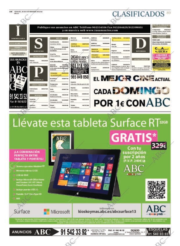 ABC MADRID 30-11-2013 página 89