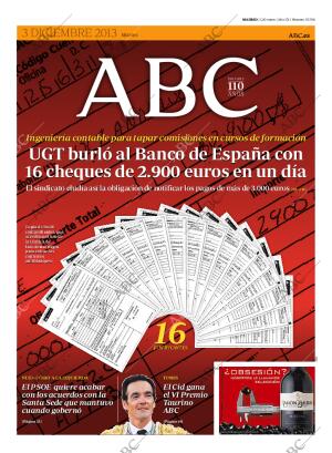 ABC MADRID 03-12-2013 página 1
