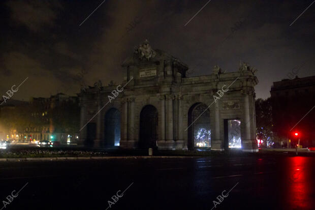 Apagón de Luz en plaza de la Independencia foto, Isabel Permuy ARCHDC