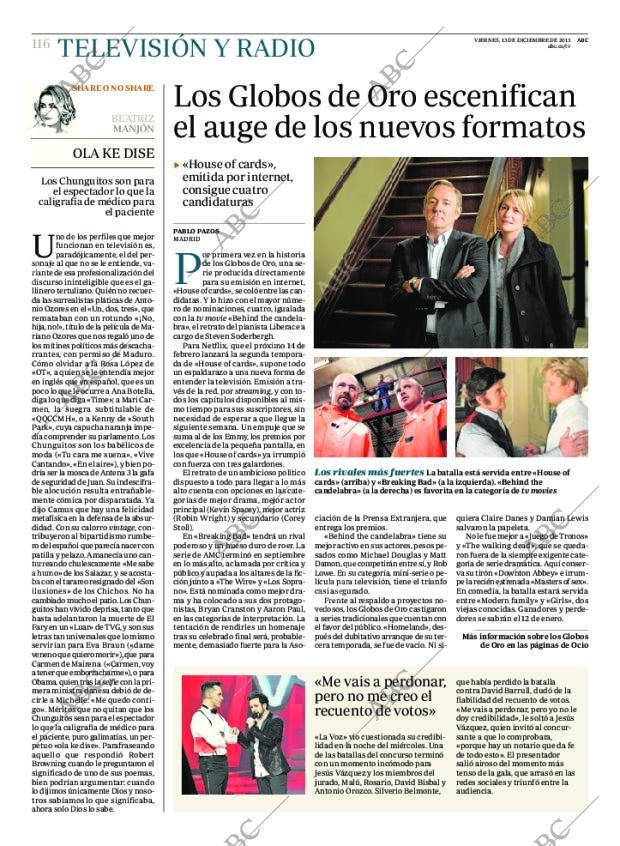ABC MADRID 13-12-2013 página 116