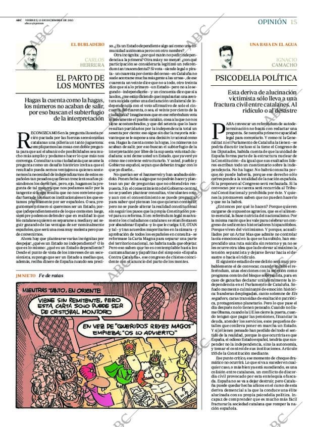 ABC MADRID 13-12-2013 página 15
