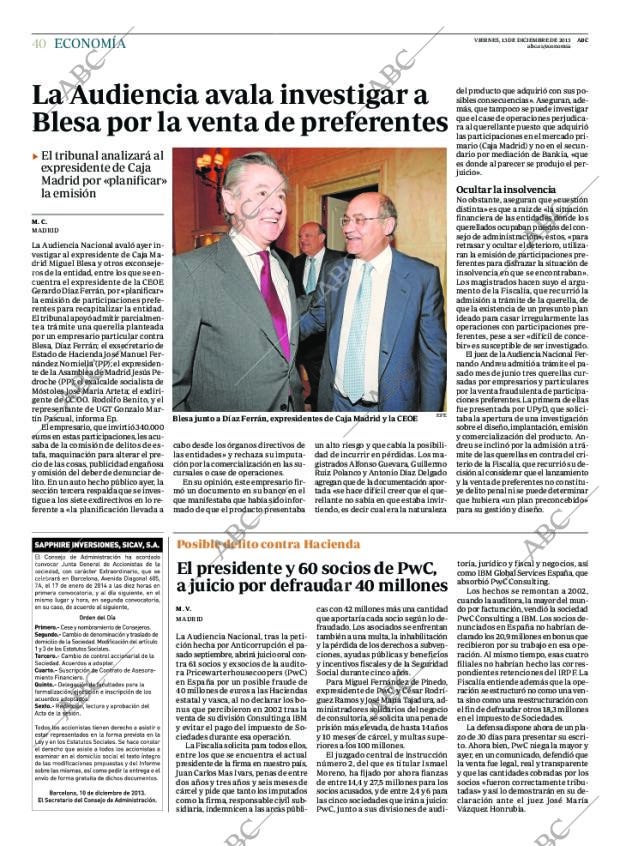 ABC MADRID 13-12-2013 página 40