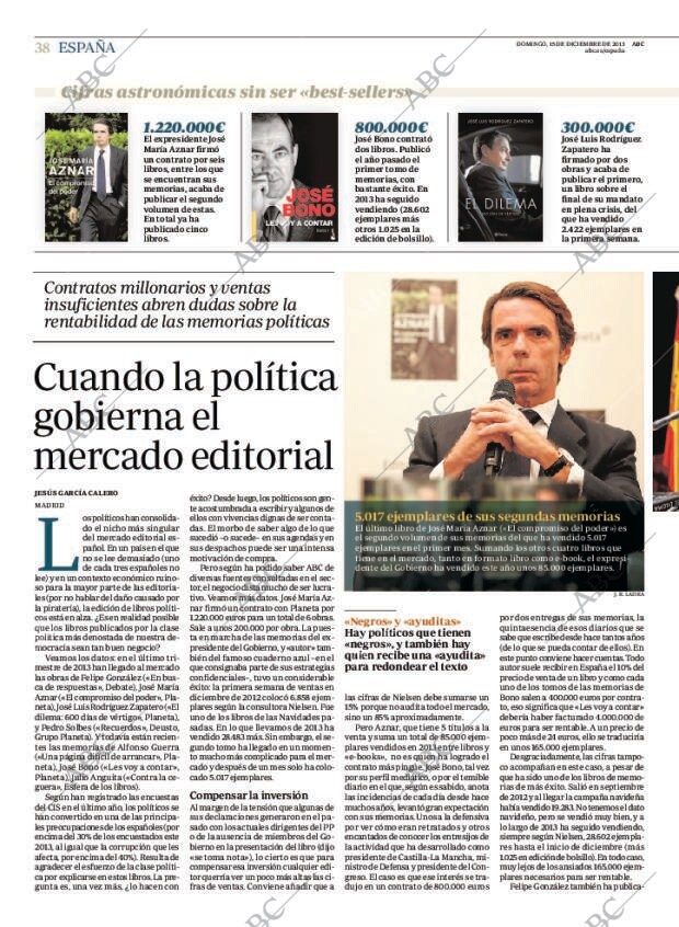 ABC MADRID 15-12-2013 página 38