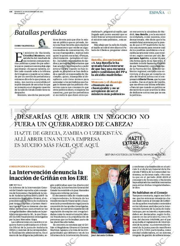 ABC MADRID 15-12-2013 página 43