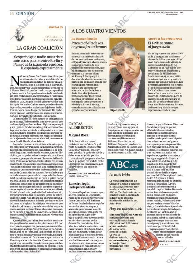 ABC MADRID 20-12-2013 página 16