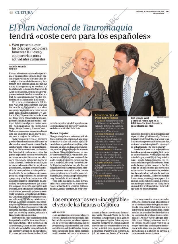 ABC MADRID 20-12-2013 página 48
