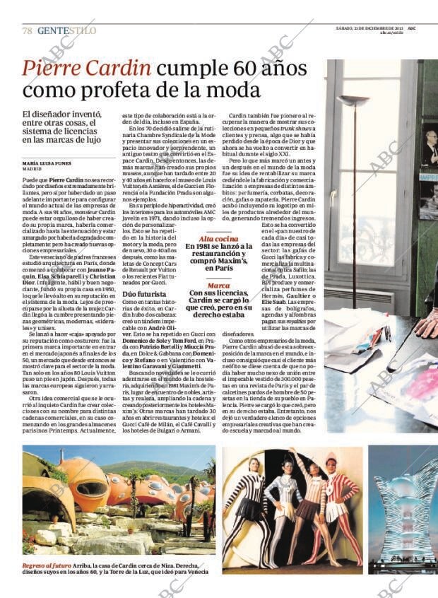ABC MADRID 21-12-2013 página 78