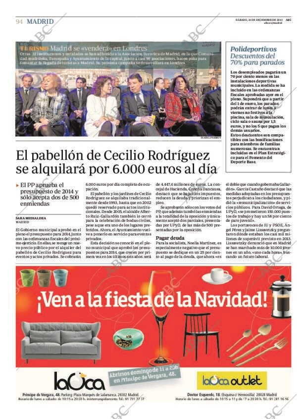 ABC MADRID 21-12-2013 página 94