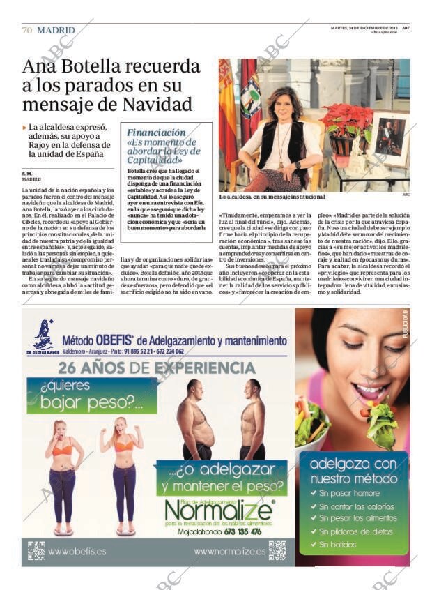 ABC MADRID 24-12-2013 página 70